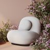 Armchair Upholstered in Boucle Fabric - Larry image 7