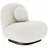 Buy Armchair Upholstered in Boucle Fabric - Larry White 60483 - prices