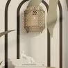 Wall Lamp - Boho Bali Bamboo Design - Hya image 7