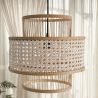 Rattan Ceiling Lamp - Boho Bali Design Pendant Lamp - Yei image 7