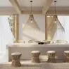 Lámpara de Techo de Ratán - Lámpara Colgante Diseño Boho Bali - Trui image 7