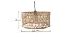Rattan Ceiling Lamp - Boho Bali Design Pendant Lamp - Beri image 7