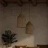 Rattan Ceiling Lamp - Boho Bali Design Pendant Lamp - Fai image 7