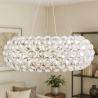 Ceiling Lamp - Crystal Glass Ball Pendant Lamp - 35cm - Savoni image 7