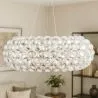Ceiling Lamp - Crystal Glass Ball Pendant Lamp - 35cm - Savoni image 7