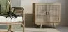 Natural Wood Sideboard - Boho Bali Design - 2 doors - Treys image 7
