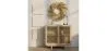 Natural Wood Sideboard - Boho Bali Design - 2 doors - Treys image 7