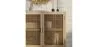 Natural Wood Sideboard - Boho Bali Design - 2 doors - Treys image 7