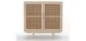 Natural Wood Sideboard - Boho Bali Design - 2 doors - Treys image 7