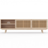 Buy TV Cabinet in Nautral Wood,  Boho Bali Style - Treys Natural 60514 - in the UK