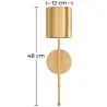 Lamp Wall Light - LED Gold Metal - Hay image 7