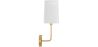 Lamp Wall Light - Gold with Fabric Shade - Miu image 7