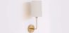 Lamp Wall Light - Gold with Fabric Shade - Miu image 7