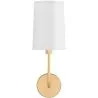 Lamp Wall Light - Gold with Fabric Shade - Miu image 7