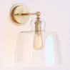 Lamp Wall Light - Gold Metal and Crystal - Sabela image 7
