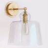 Lamp Wall Light - Gold Metal and Crystal - Sabela image 7