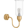 Buy Chandelier Lamp - Golden Wall Light - Driss Transparent 60527 - in the UK