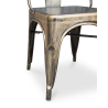 Buy Steel Dining Chair - Industrial Design - New Edition - Stylix Metallic bronze 99932871 - prices