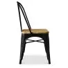 Dining Chair - Industrial Design - Wood & Steel - Stylix image 7