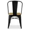 Dining Chair - Industrial Design - Wood & Steel - Stylix image 7