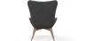 Armchair with Footrest - Upholstered in Patchwork Fabric - Kontur image 7