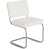 Buy Dining Chair - Upholstered in Bouclé Fabric - Henr White 60539 - in the UK