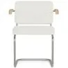 Dining Chair with Armrests - Upholstered in Bouclé Fabric - Henr image 7