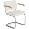 Dining Chair with Armrests - Upholstered in Bouclé Fabric - Henr image 7