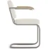 Dining Chair with Armrests - Upholstered in Bouclé Fabric - Henr image 7
