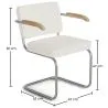 Dining Chair with Armrests - Upholstered in Bouclé Fabric - Henr image 7
