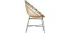Round Synthetic Rattan Outdoor Chair - Boho Bali Design - Elsa image 7