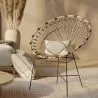 Round Synthetic Rattan Outdoor Chair - Boho Bali Design - Elsa image 7