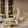 Buy Round Synthetic Rattan Outdoor Chair - Boho Bali Design - Elsa Natural 60541 at Privatefloor