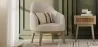 Upholstered Dining Chair - White Boucle - Letter image 7