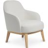 Upholstered Dining Chair - White Boucle - Letter image 7