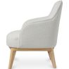 Upholstered Dining Chair - White Boucle - Letter image 7