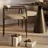 Upholstered Dining Chair - White Boucle - Garne image 7
