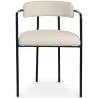 Upholstered Dining Chair - White Boucle - Garne image 7