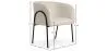 Upholstered Dining Chair - White Boucle - James image 7