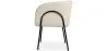 Upholstered Dining Chair - White Boucle - James image 7