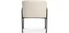 Upholstered Dining Chair - White Boucle - James image 7