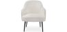 Upholstered Armchair - White Bouclé - Hyra image 7