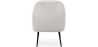 Upholstered Armchair - White Bouclé - Hyra image 7