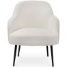 Upholstered Armchair - White Bouclé - Hyra image 7