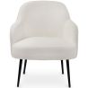 Buy Upholstered Dining Chair - White Boucle - Hyra White 60549 - in the UK