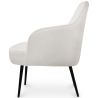 Upholstered Armchair - White Bouclé - Hyra image 7