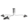 Buy  Ceiling Lamp - Flexo Lamp - 3 Arms - George
 Black 58216 - in the UK