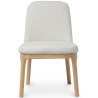 Buy Upholstered Dining Chair - White Boucle - Biscayne White 60550 - in the UK