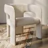 Upholstered Dining Chair - White Boucle - Ashley image 7