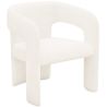 Upholstered Dining Chair - White Boucle - Ashley image 7